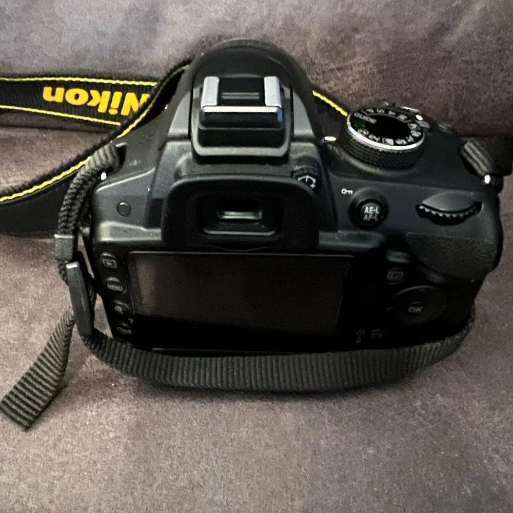 Nikon D3200, with camera bag, batteries, instruction manual